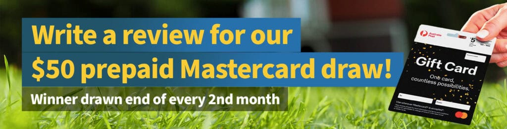 Write a review, enter our prize draw!