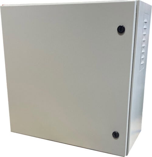 Steel Commercial Irrigation Controller Enclosure (Beige) (IP64) Front