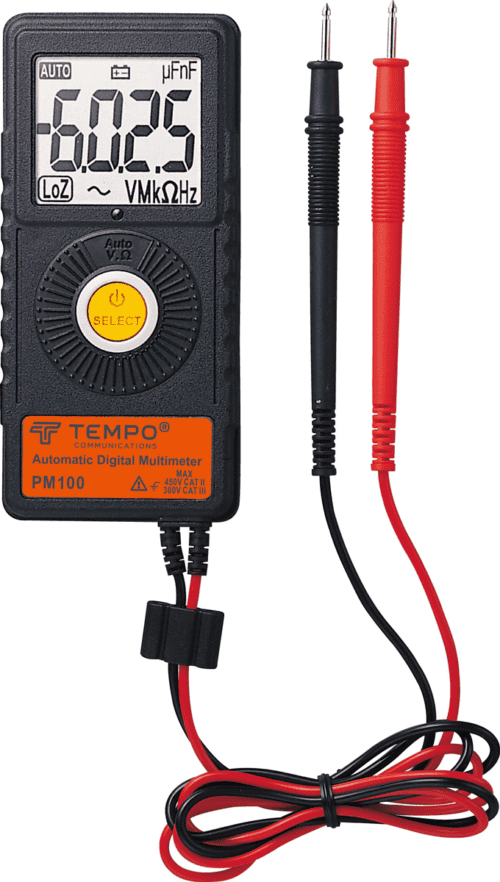 Tempo PM100 Pocket Multimeter for Troubleshooting Wiring