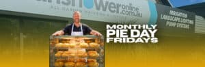 Monthly Pie Days at Sunshower Cheltenham