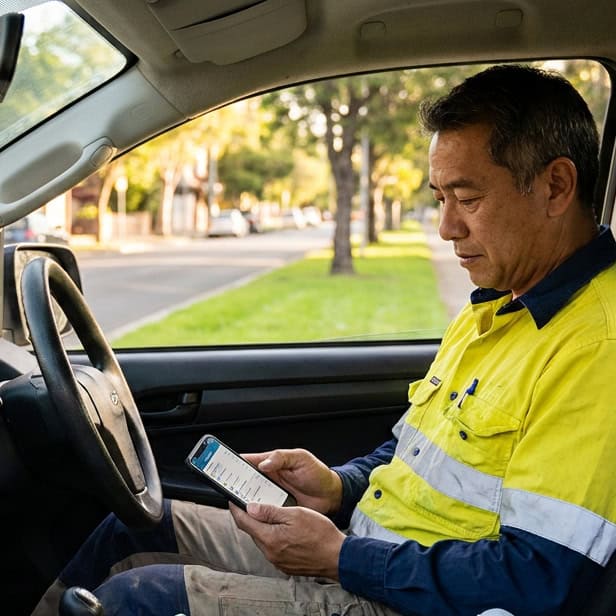 Project Manager In Car
