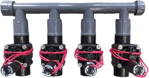 Irrigation Manifold Bundle (inc. 4 x Hunter PGV Valves)